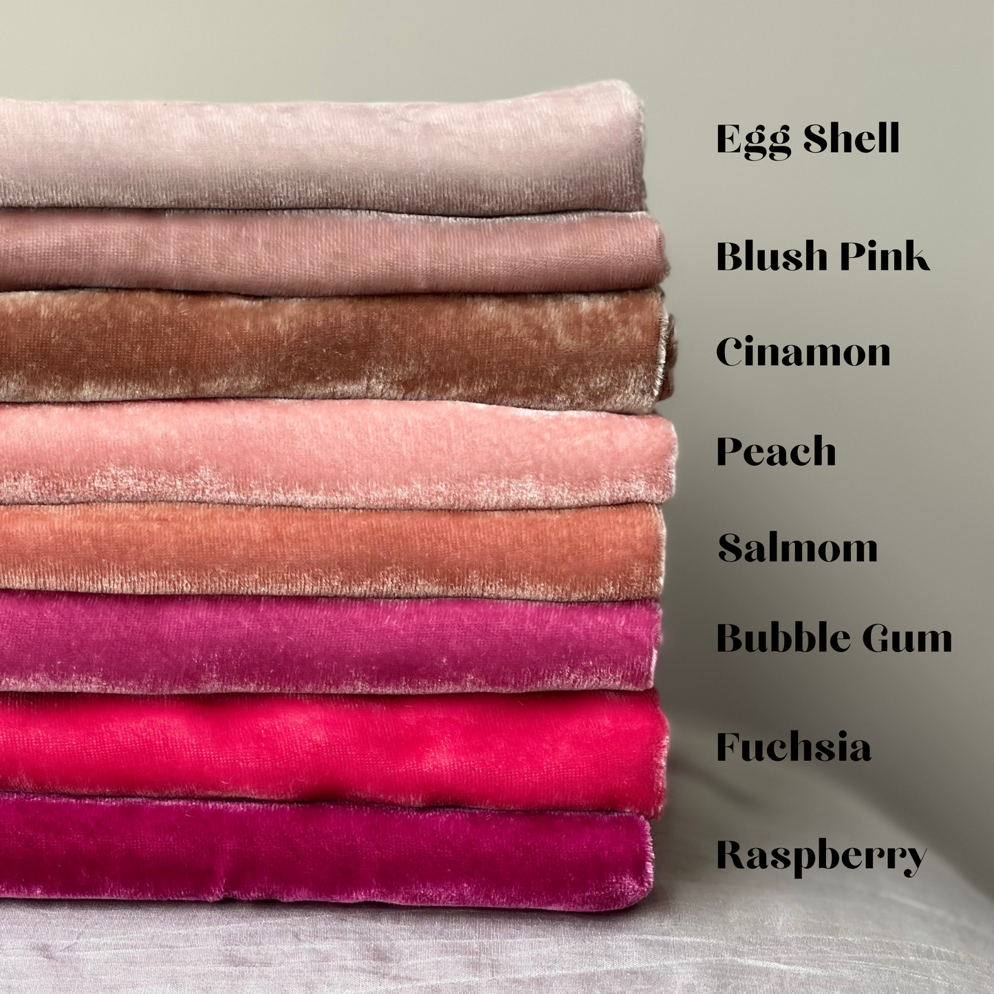 Silk Velvet Fabric Cut By The Yard/Meter